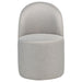Aubrey Upholstered Barrel Dining Side Chair Beige (Set of 2)
