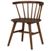 Jeffries Windsor Wood Dining Side Chair Walnut (Set of 2)