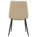 Ortega Upholstered Dining Side Chair Tan (Set of 2)