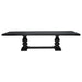 Phelps 7-piece Rectangular Dining Table Set Distressed Noir