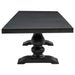 Phelps 9-piece Rectangular Dining Table Set Distressed Noir