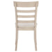Orrison Ladder Back Dining Side Chair Linen (Set of 2)