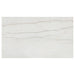 Averill 72-inch Rectangular White Marble Top Dining Table Coffee Bean