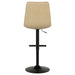 Eldridge Faux Leather Upholstered Adjustable Bar Stool Coffee Tan