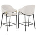 Chadwick Fabric Upholstered Counter Height Chair Beige (Set of 2)