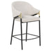 Chadwick Fabric Upholstered Counter Height Chair Beige (Set of 2)