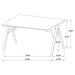 Randolph 82-inch Rectangular Dining Table Sheesham and Brown