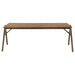 Randolph 5-piece Rectangular Dining Table Sheesham and Brown