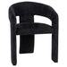 Carlow Upholstered Dining Arm Chair Black (Set of 2)
