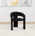 Carlow Upholstered Dining Arm Chair Black (Set of 2)