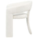 Carlow Upholstered Dining Arm Chair White (Set of 2)