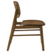 Benford Dining Side Chair Wood Seat Dark Brown (Set of 2)