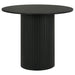 Hamlyn 5-piece Round Wood Counter Height Dining Set Black
