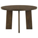 Strouse 5-piece Dining Set Cream and Walnut