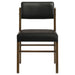 Strouse 5-piece Dining Set Black and Walnut
