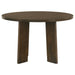 Strouse 5-piece Dining Set Grey and Walnut