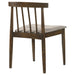 Cullen Dining Side Chair Upholstered Seat Walnut (Set of 2)