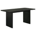 Decker 7-piece 70-inch Rectangular Counter Height Dining Set Black