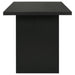 Decker 7-piece 70-inch Rectangular Counter Height Dining Set Black