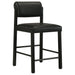 Decker 7-piece 70-inch Rectangular Counter Height Dining Set Black