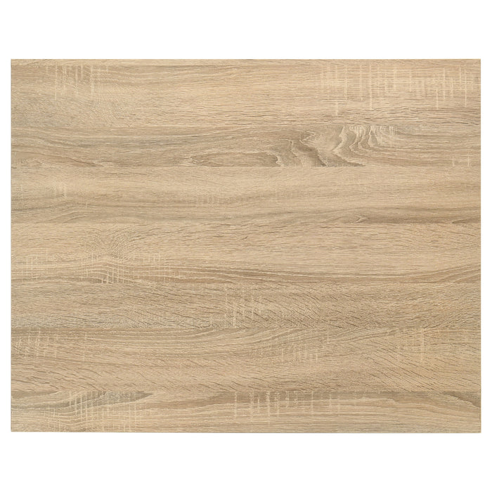 Garza Space Saving Rectangular Dining Table Greige Oak