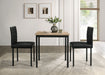 Garza Space Saving Rectangular Dining Table Greige Oak