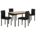 Garza 5-piece Rectangular Dining Table Greige Oak