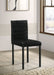 Garza Upholstered Dining Side Chair Black (Set of 4)