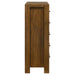 Adderley 5-drawer Bedroom Chest of Drawers Warm Brown