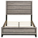 Valen Wood Full Panel Bed Light Taupe
