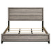 Valen Wood Eastern King Panel Bed Light Taupe