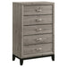 Valen Five-piece Eastern King Bedroom Set Light Taupe