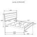Valen Five-piece Eastern King Bedroom Set Light Taupe
