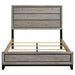 Valen Wood Queen Panel Bed Light Taupe