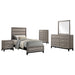 Valen Five-piece Twin Bedroom Set Light Taupe