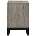 Valen 2-drawer Nightstand Bedside Table Light Taupe