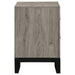 Valen 2-drawer Nightstand Bedside Table Light Taupe