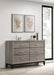 Valen 6-drawer Bedroom Dresser Cabinet Light Taupe