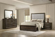 Atlas 4-piece Eastern King Bedroom Set Dark Oak