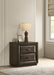 Atlas 2-drawer Bedroom Nightstand Bedside Table Dark Oak