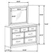 Atlas 7-drawer Bedroom Dresser and Mirror Set Dark Oak