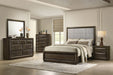 Atlas Bedroom Dresser Mirror Dark Oak