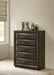 Atlas 5-drawer Bedroom Chest of Drawers Dark Oak