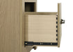 Hendricks 1-drawer Nightstand Bedside Table with Cubby Light Oak