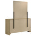 Hendricks 6-drawer Bedroom Dresser and Mirror Light Oak