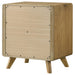Bennett 2-drawer Bedroom Nightstand Bedside Table Light Oak