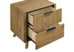 Bennett 2-drawer Bedroom Nightstand Bedside Table Light Oak