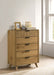 Bennett 5-drawer Bedroom Chest of Drawers Light Oak