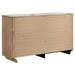 Leanne 4-piece Eastern King Bedroom Set Light Oak