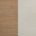 Leanne Queen LED Panel Bed Off White and Light Oak